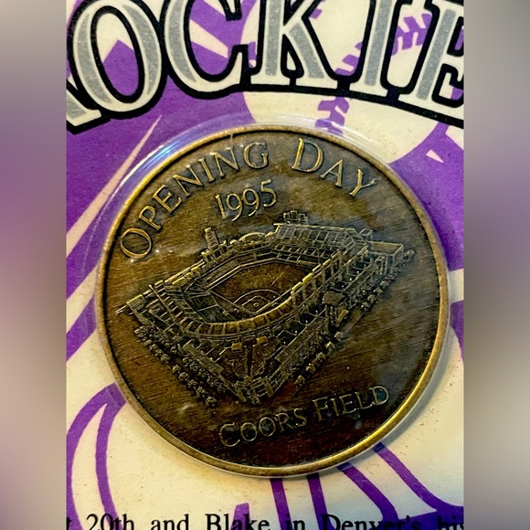 MLB Other - Colorado Rockies baseball 1995 Coin in sealed original packaging!!